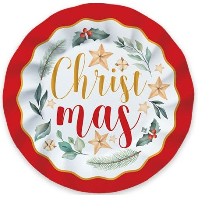 Coordinato tavola Natale CHRISTMAS MAGIC piatti bicchieri tovaglioli  88 pezzi