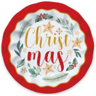 Coordinato tavola Natale CHRISTMAS MAGIC piatti bicchieri tovaglioli  88 pezzi