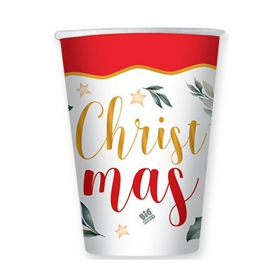 Coordinato tavola Natale CHRISTMAS MAGIC piatti bicchieri tovaglioli  88 pezzi