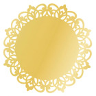 6 SottoPiatto ROYAL Ø33 cm ORO lucido in carta - addobbo decoro tavola