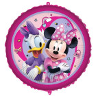 Pallone mylar PAPERINA e MINNIE - Fuxia - 46 cm - gonfiabile ad elio o ad aria