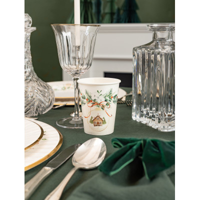 40 pz coordinato CHRISTMAS COOKIES Natale piatti bicchieri tovaglioli addobbo tavola