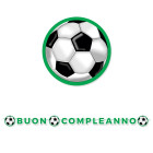 Festone in carta BUON COMPLEANNO CALCIO Ghirlanda decorativa 6 Mt cm