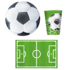 Kit Festa CALCIO football- addobbo tavolo piatti, bicchieri e tovaglioli
