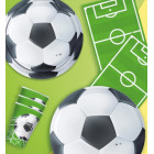 Kit Festa CALCIO football- addobbo tavolo piatti, bicchieri e tovaglioli