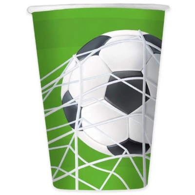 Kit Festa CALCIO football- addobbo tavolo piatti, bicchieri e tovaglioli