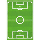 Kit Festa CALCIO football- addobbo tavolo piatti, bicchieri e tovaglioli