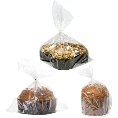 100x BUSTE sacchetti plp 50x60cm per Panettone e COLOMBA 1 kg,1,5 kg, 2 kg