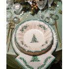 Coordinato tavola Natale GREEN CHRISTMAS piatti bicchieri tovaglioli
