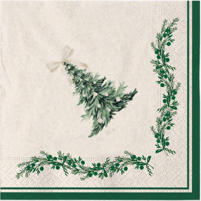 Coordinato tavola Natale GREEN CHRISTMAS piatti bicchieri tovaglioli