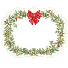 4 Tovaglietta Sottopiatti 43x33cm NATALE CHRISTMAS GARLAND in cartoncino monouso