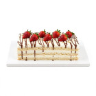 CAKE BOARD BIANCO - 50x70X1,2H cm Piatto SottoTorta rigido vassoio RETTANGOLARE