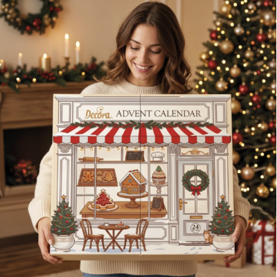 Calendario dell'avvento con 24 sorprese da scoprire 4 dolci a tema da realizzare