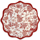 Coordinato tavola Natale RED CHINOISERIE piatti bicchieri tovaglioli 34 pezzi